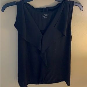 Black Ann Taylor Loft Blouse